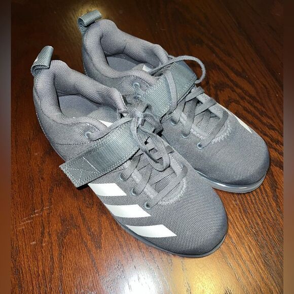 adidas Other - Adidas Powerlift 4 Weightlifting Shoes F36050 Gray White Size 6.5 - MINT